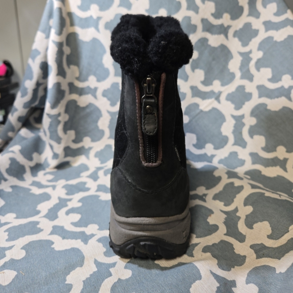 The North Face Boots Women's 6 Primaloft Winter Shearling Mid Calf 551044 Black - Picture 4 of 6